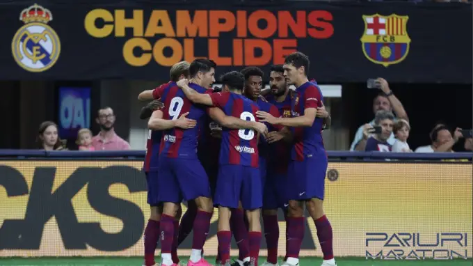 Barcelona a invins cu scorul de 3-0 pe marea rivala Real Madrid