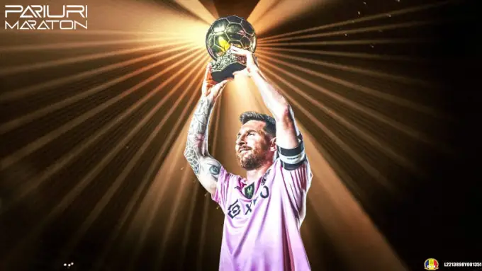 Messi Sarbatoreste Balonul de Aur la Inter Miami