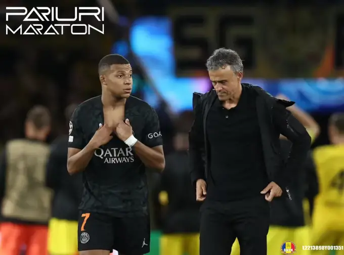 Luis Enrique sare în apararea lui Mbappe