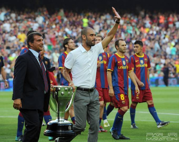 Manchester City în 2023 și Barcelona în 2009