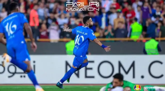 Neymar isi face in sfarsit simtita prezenta la noua sa echipa