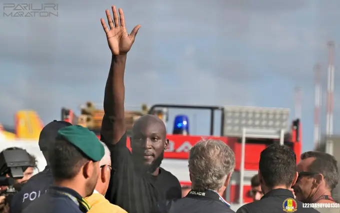 Lukaku a ajuns la Roma, si va semna contractul