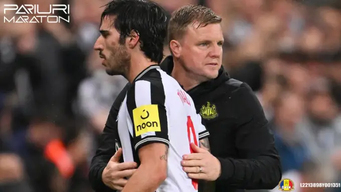 Tonali, în inima fanilor celor de la Newcastle