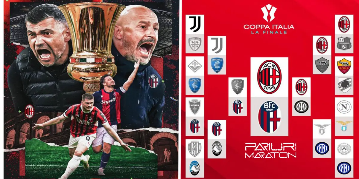 Bologna vs Milan <br>Italia - Cupa Finala <br>14 Mai 2025