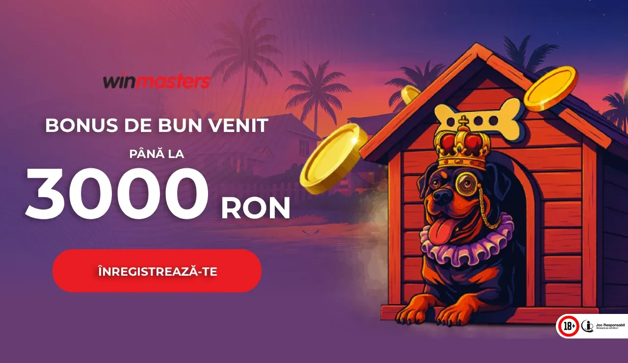Winmasters Bonus: Până la 3000 RON