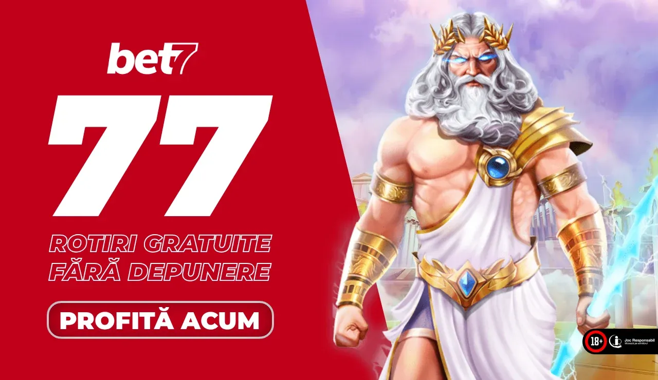Bet7 - 77 Rotiri Gratuite