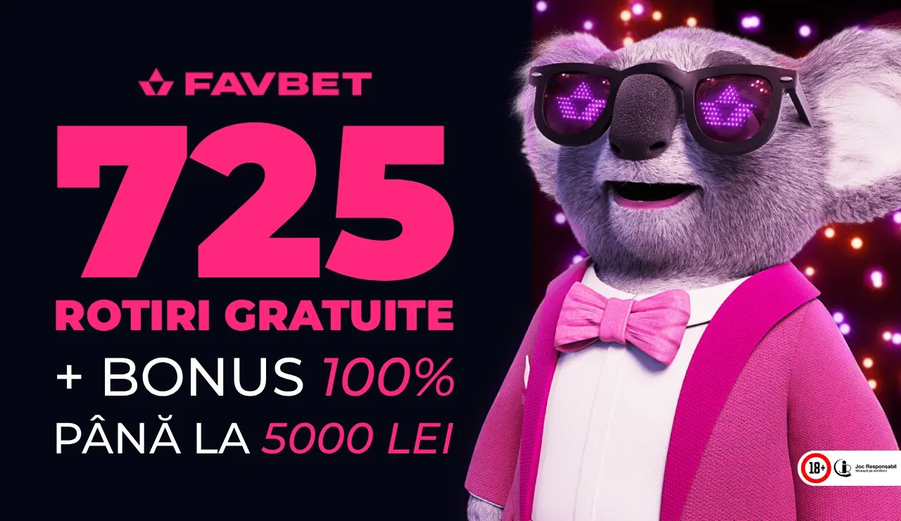 Favbet - 725 Rotiri Gratuite