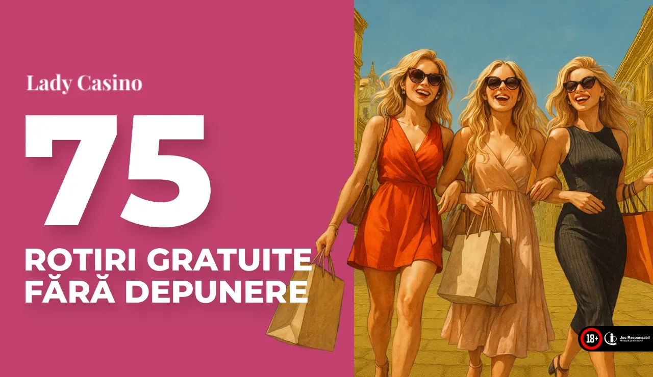 Lady Casino - 75 Rotiri Gratuite
