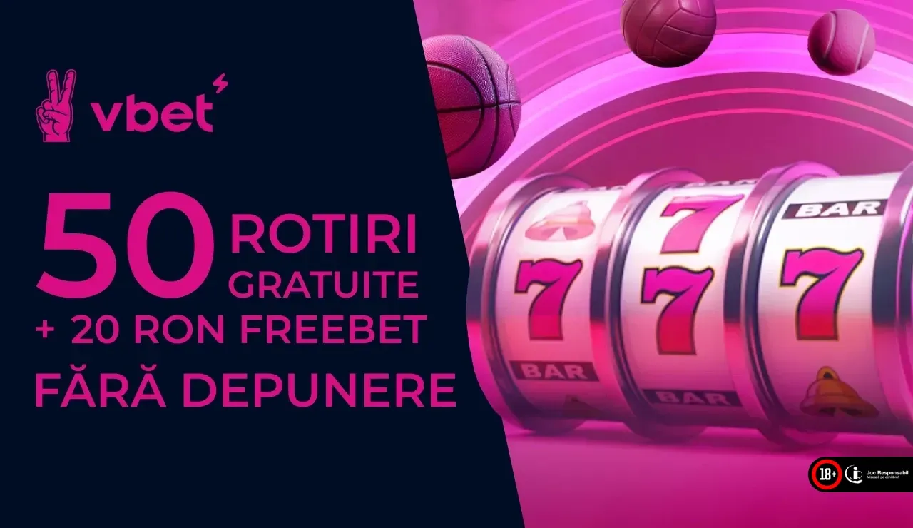 VBET - 50 Rotiri Gratuite