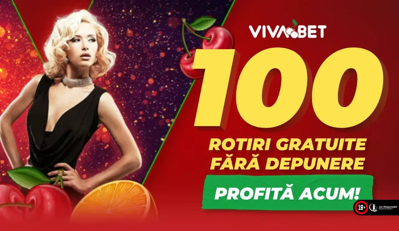 Vivabet - 100 Rotiri Gratuite