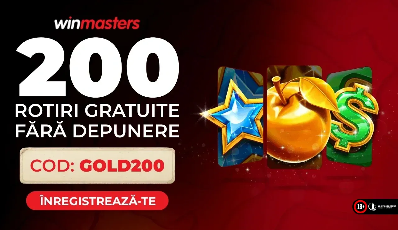 Winmasters - 200 Rotiri Gratuite