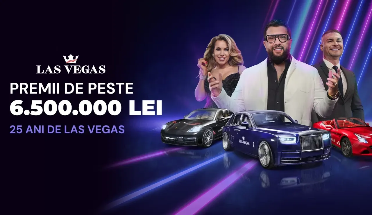 Tombola Las Vegas - 25 de ani de activitate sarbatoriti cu premii pe masura!
