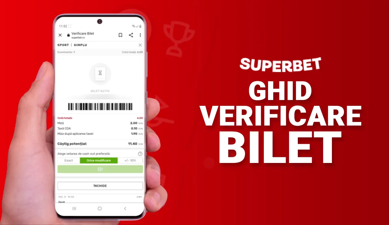 Verificare Bilet Superbet – Cum îți verifici biletul rapid