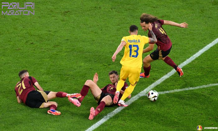Romania, Infranta de Nationala Belgiei