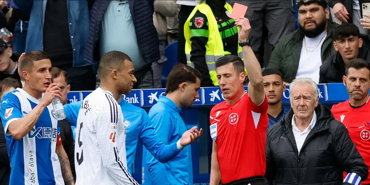 Mbappe suspendat un meci dupa rosu primit in Real Madrid vs Alaves
