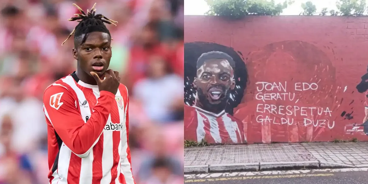 Pictura cu Nico Williams vandalizata la doar 24 de ore dupa restaurare