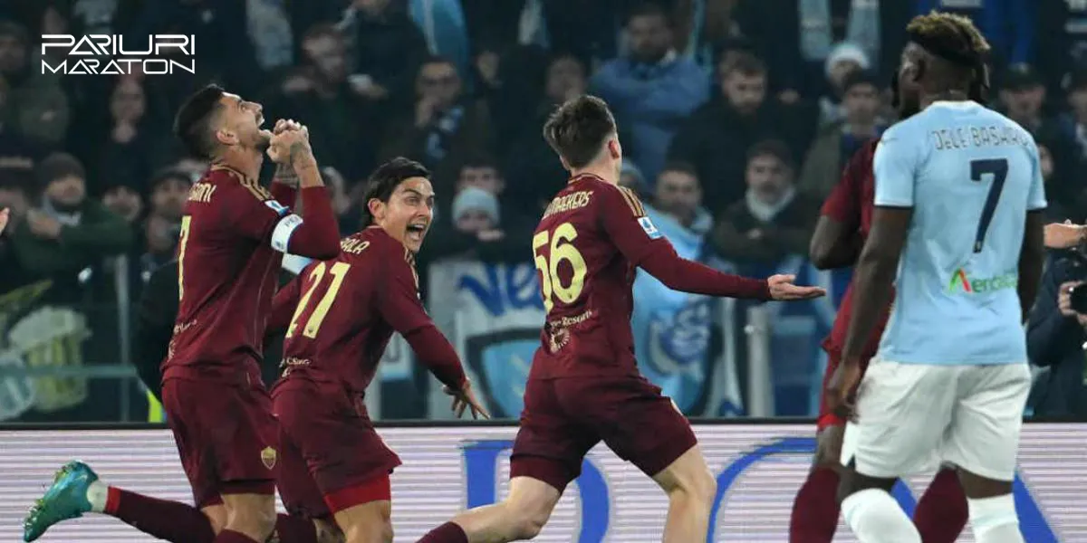 Roma triumfă în Derby della Capitale, învingând Lazio